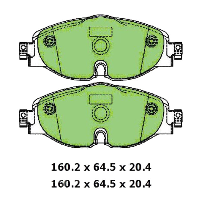 Protex Ultra Ceramic Plus Disc Pads DB2383UP