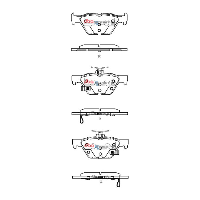 DBA Street Series EV Disc Pads DB2398SSEV