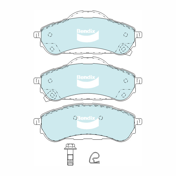 Bendix 4WD Disc Pads DB2411-4