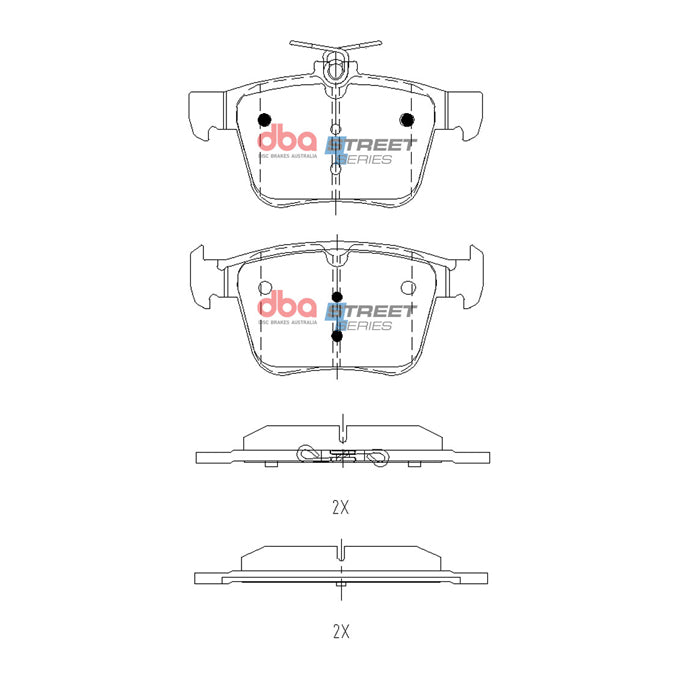 DBA Street Series Disc Pads DB2415SS
