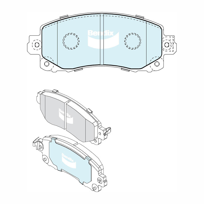 Bendix EV-Hybrid Disc Pads DB2480EV