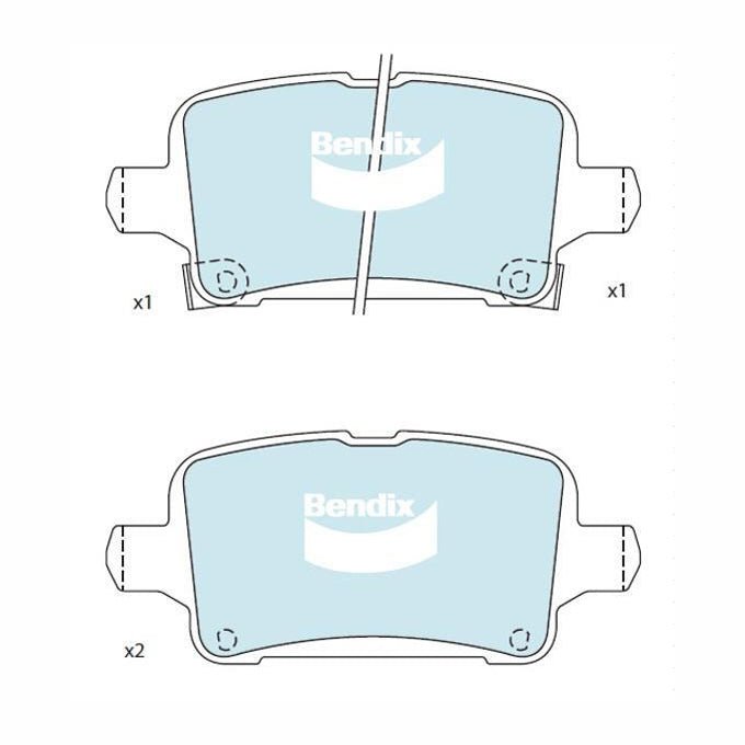 Bendix GCT Disc Pads DB2488GCT