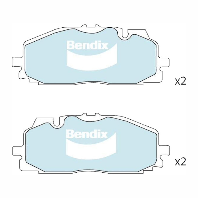 Bendix Euro+ Disc Pads DB2504EU