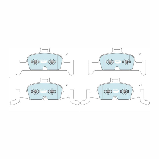 Bendix Euro+ Disc Pads DB2508EU