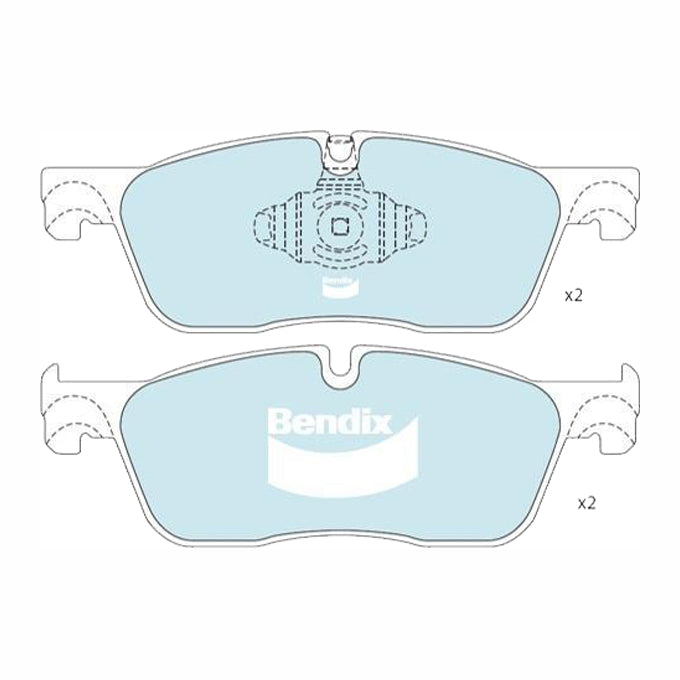 Bendix Euro+ Disc Pads DB2511EU