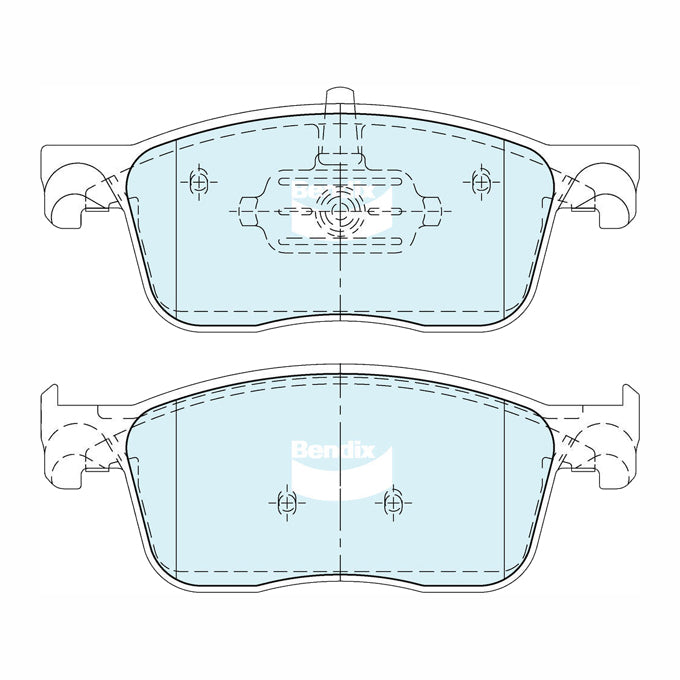 Bendix Euro+ Disc Pads DB2547EU