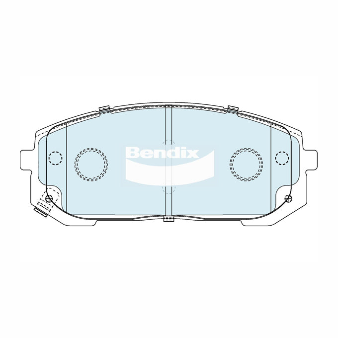 Bendix 4WD Disc Pads DB2611-4