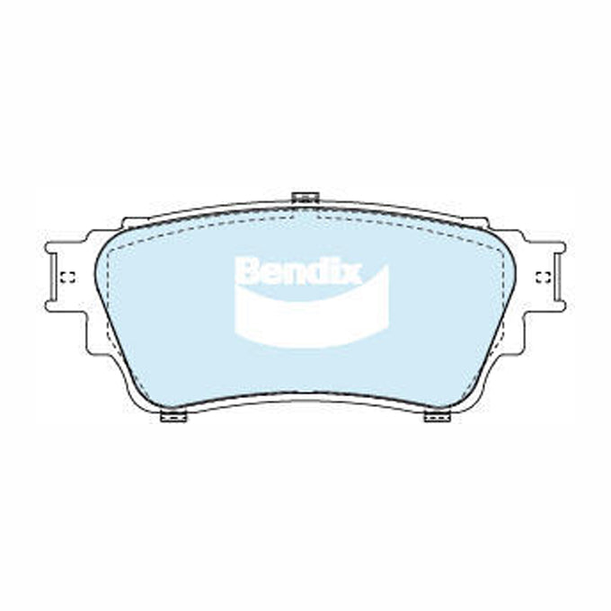 Bendix 4WD Disc Pads DB2634-4