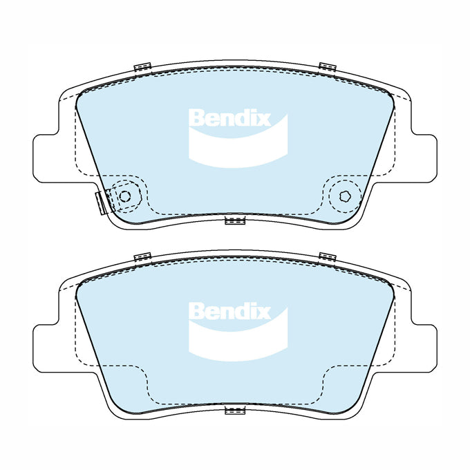 Bendix GCT Disc Pads DB2651GCT
