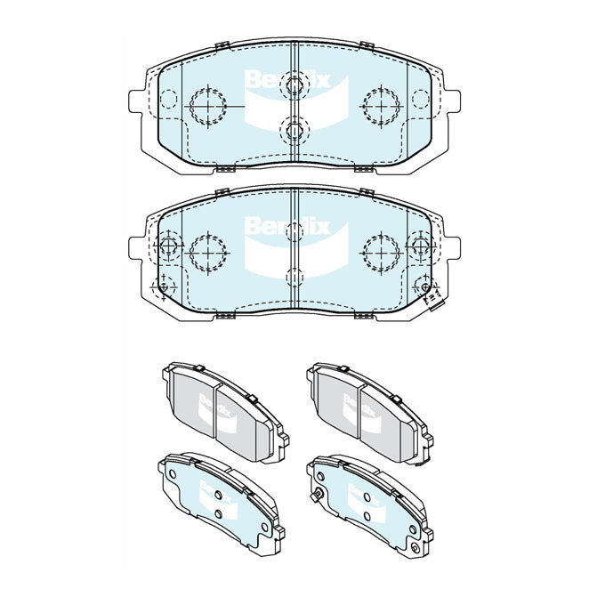 Bendix GCT Disc Pads DB2664GCT