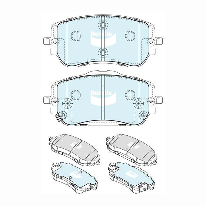 Bendix GCT Disc Pads DB2668GCT