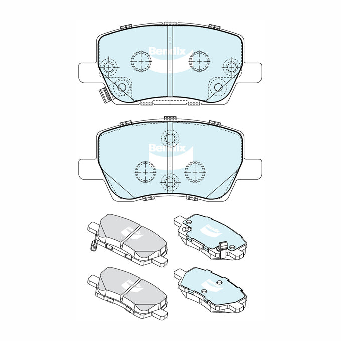 Bendix GCT Disc Pads DB2685GCT