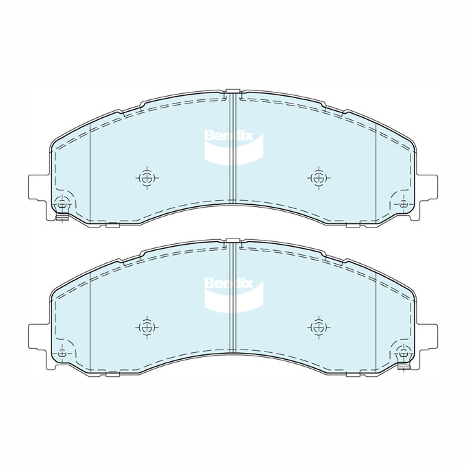 Bendix 4WD Disc Pads DB2702-4