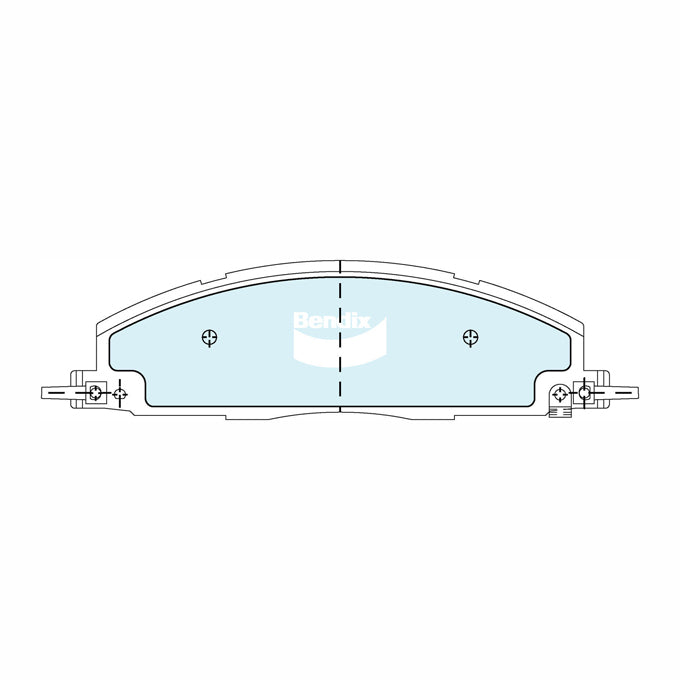 Bendix Heavy Duty Disc Pads DB2703HD