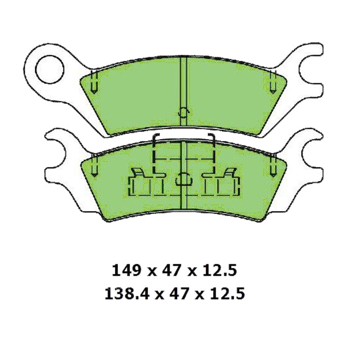 Protex Blue Disc Pads DB279B