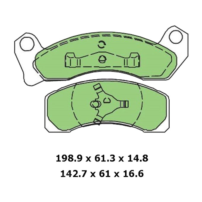 Protex Ultra Select Disc Pads CDB3013M