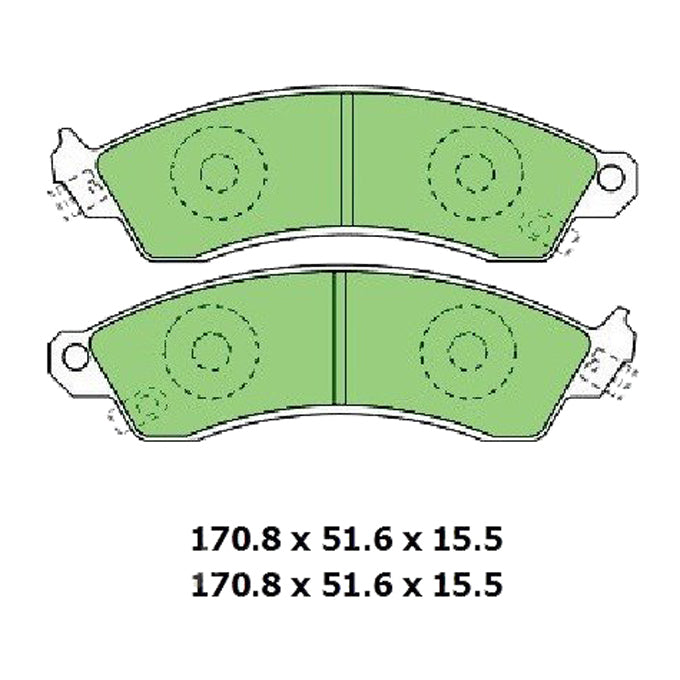 Protex Ultra Select Disc Pads CDB3018M