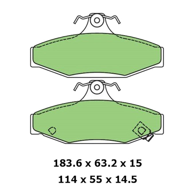 Protex Ultra Select Disc Pads CDB3020M