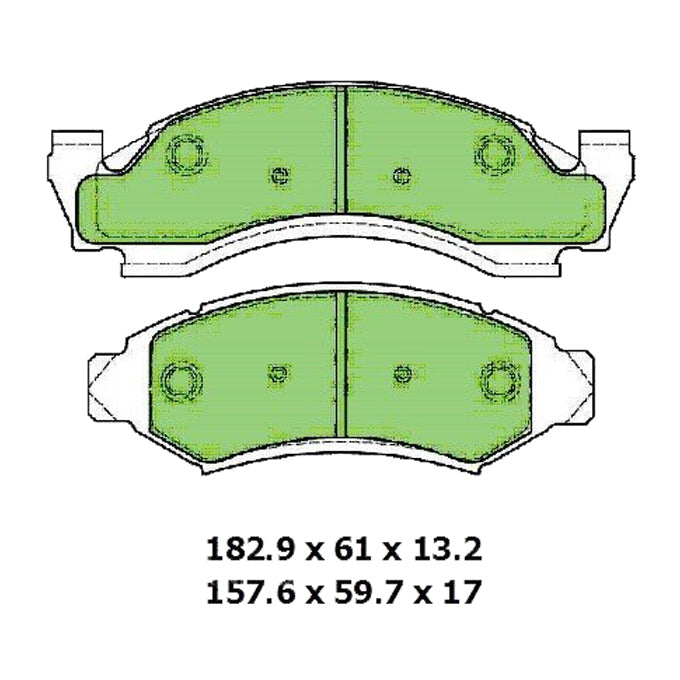 Protex Ultra Select Disc Pads CDB3037M