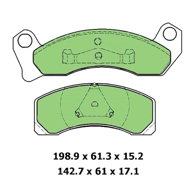 Protex Ultra Select Disc Pads CDB3042M