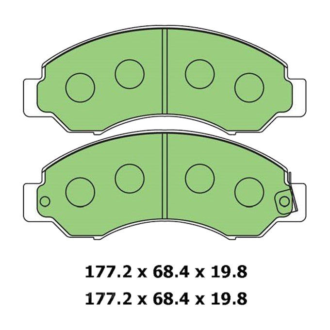 Protex Blue Disc Pads DB3060B
