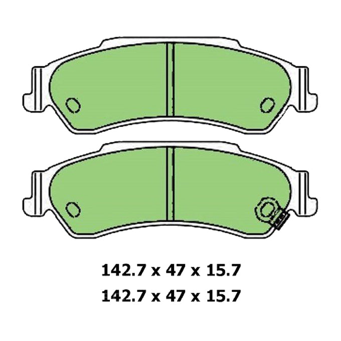 Protex Ultra Select Disc Pads CDB3168M
