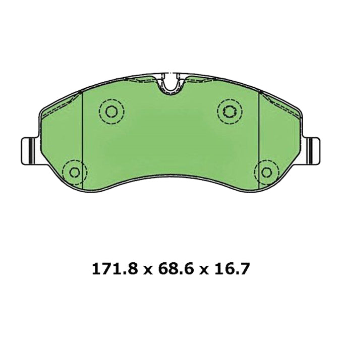 Protex Ultra Ceramic Disc Pads DB3208CP