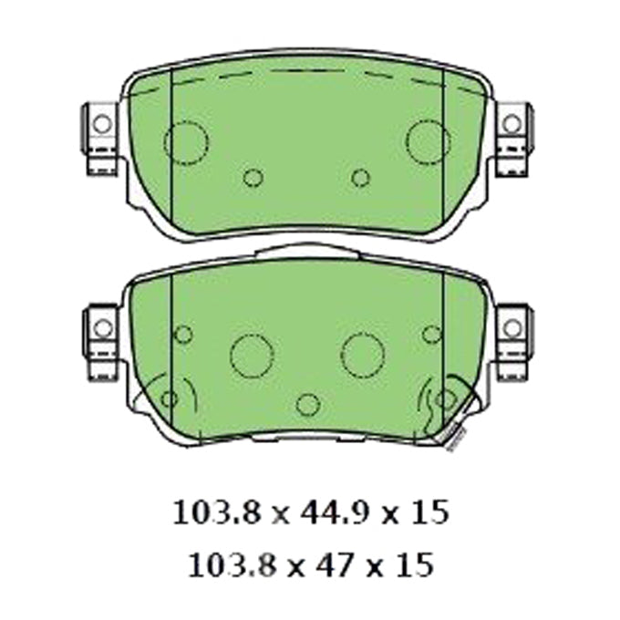 Protex Ultra Ceramic Disc Pads DB3214CP