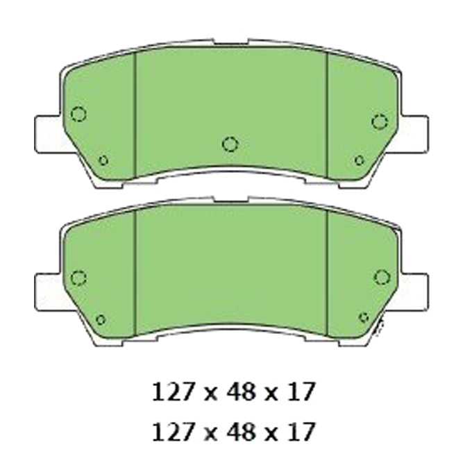 Protex Ultra Ceramic Disc Pads DB3217CP