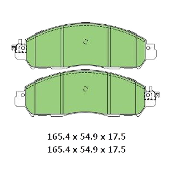 Protex Ultra Ceramic Disc Pads DB3221CP