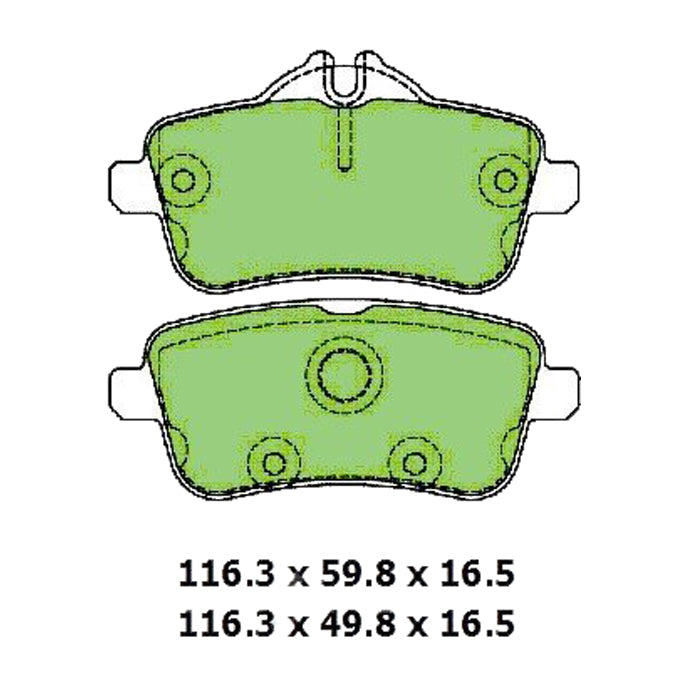 Protex Ultra Ceramic Plus Disc Pads DB3260UP