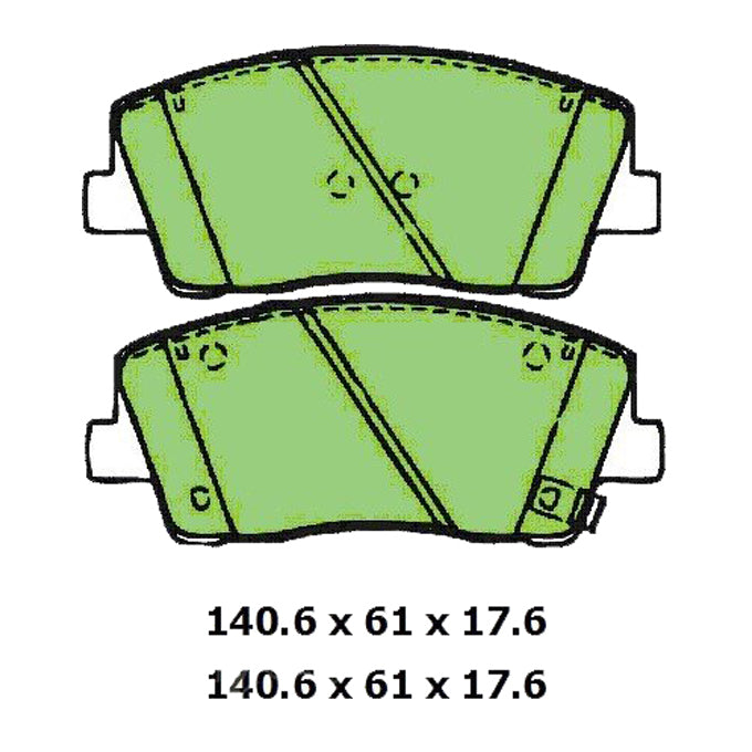 Protex Ultra Ceramic Disc Pads DB3269CP