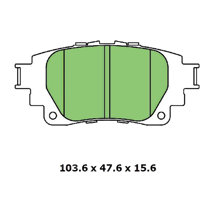 Protex Ultra Ceramic Disc Pads DB3281CP