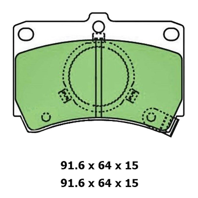 Protex Blue Disc Pads DB406B