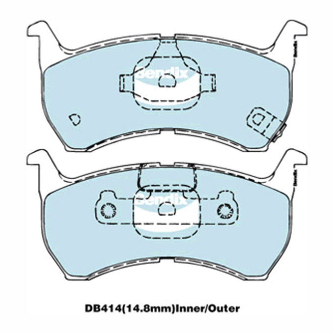 Bendix GCT Disc Pads DB414GCT