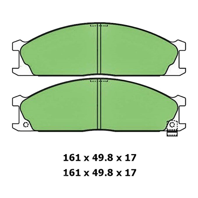 Protex Blue Disc Pads DB438B