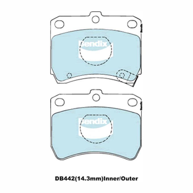 Bendix GCT Disc Pads DB442GCT