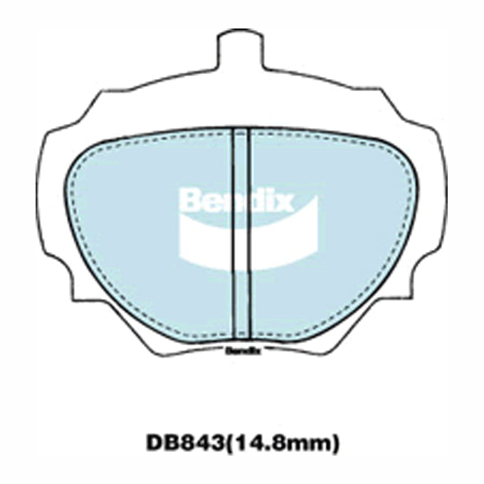 Bendix Heavy Duty Disc Pads DB843HD