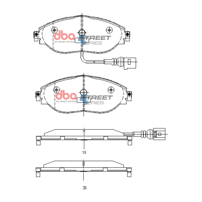 DBA Street Series Disc Pads DB8849SS