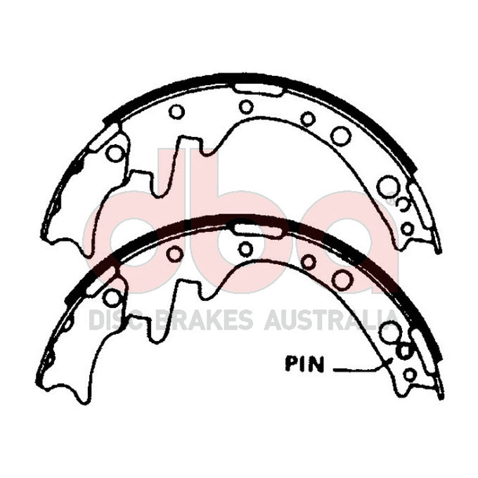 DBA Brake Shoes DBAS1366