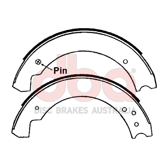DBA Brake Shoes DBAS1417