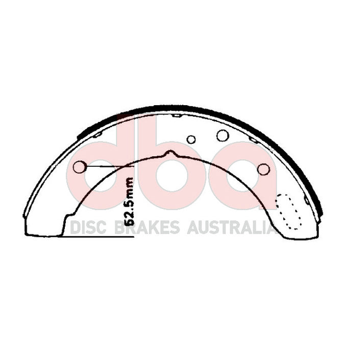 DBA Brake Shoes DBAS1418