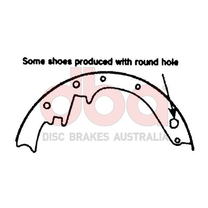 DBA Brake Shoes DBAS1470