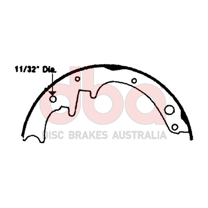 DBA Brake Shoes DBAS1471