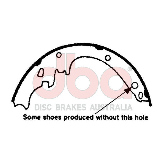 DBA Brake Shoes DBAS1529