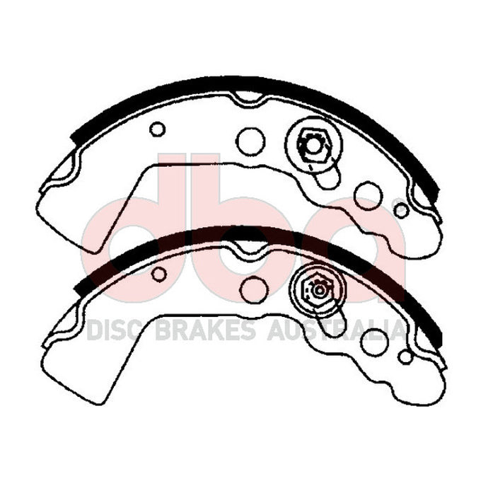 DBA Brake Shoes DBAS1564