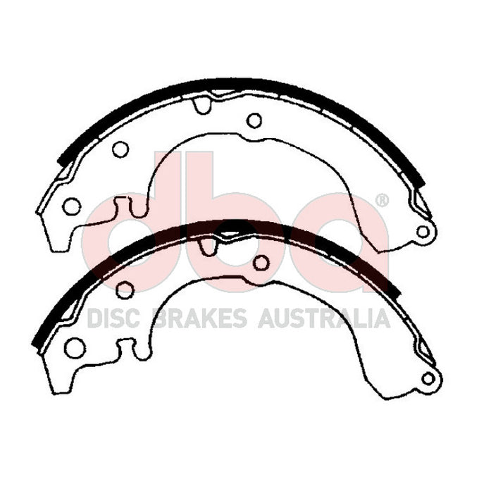 DBA Brake Shoes DBAS1591