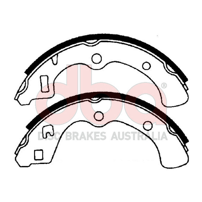 DBA Brake Shoes DBAS1619