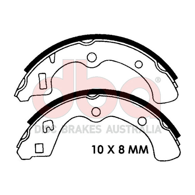 DBA Brake Shoes DBAS1651