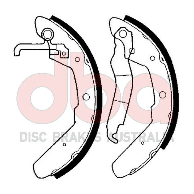 DBA Brake Shoes DBAS1654